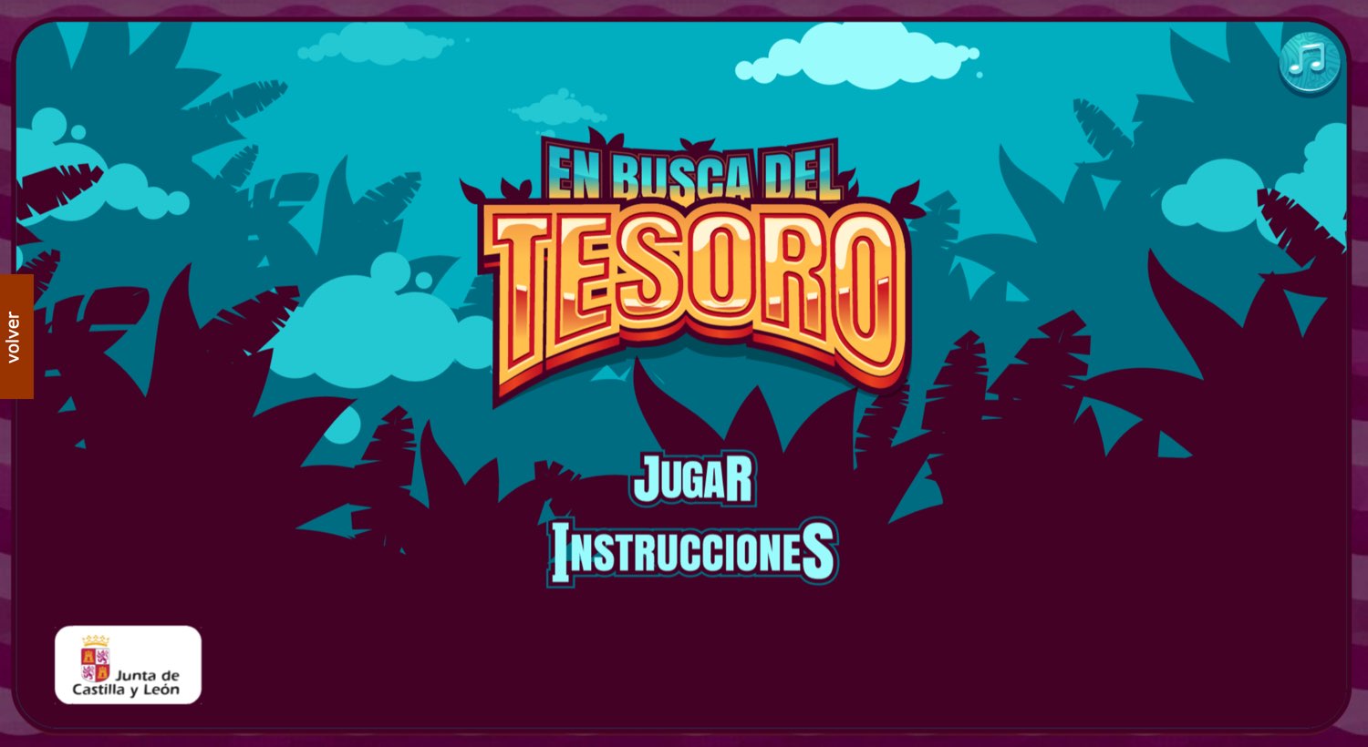 En busca del Tesoro, juego educativo